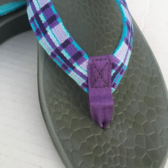 Chaco Flip Flop Rubber Sandals Reversiflip Interchangeable Upper Straps 9 - Picture 6 of 8